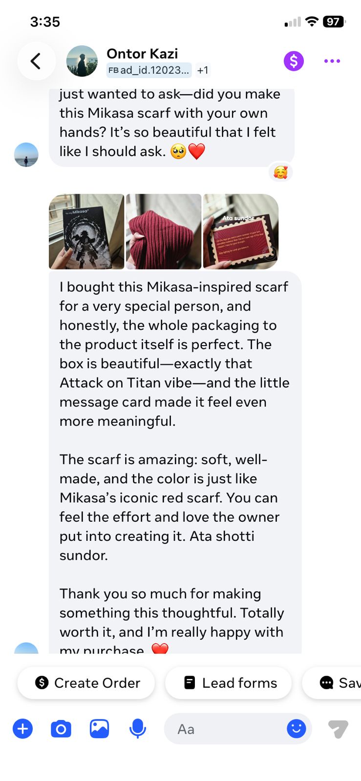 Mikasa Ackerman Muffler - New Winter Collection - Image 6