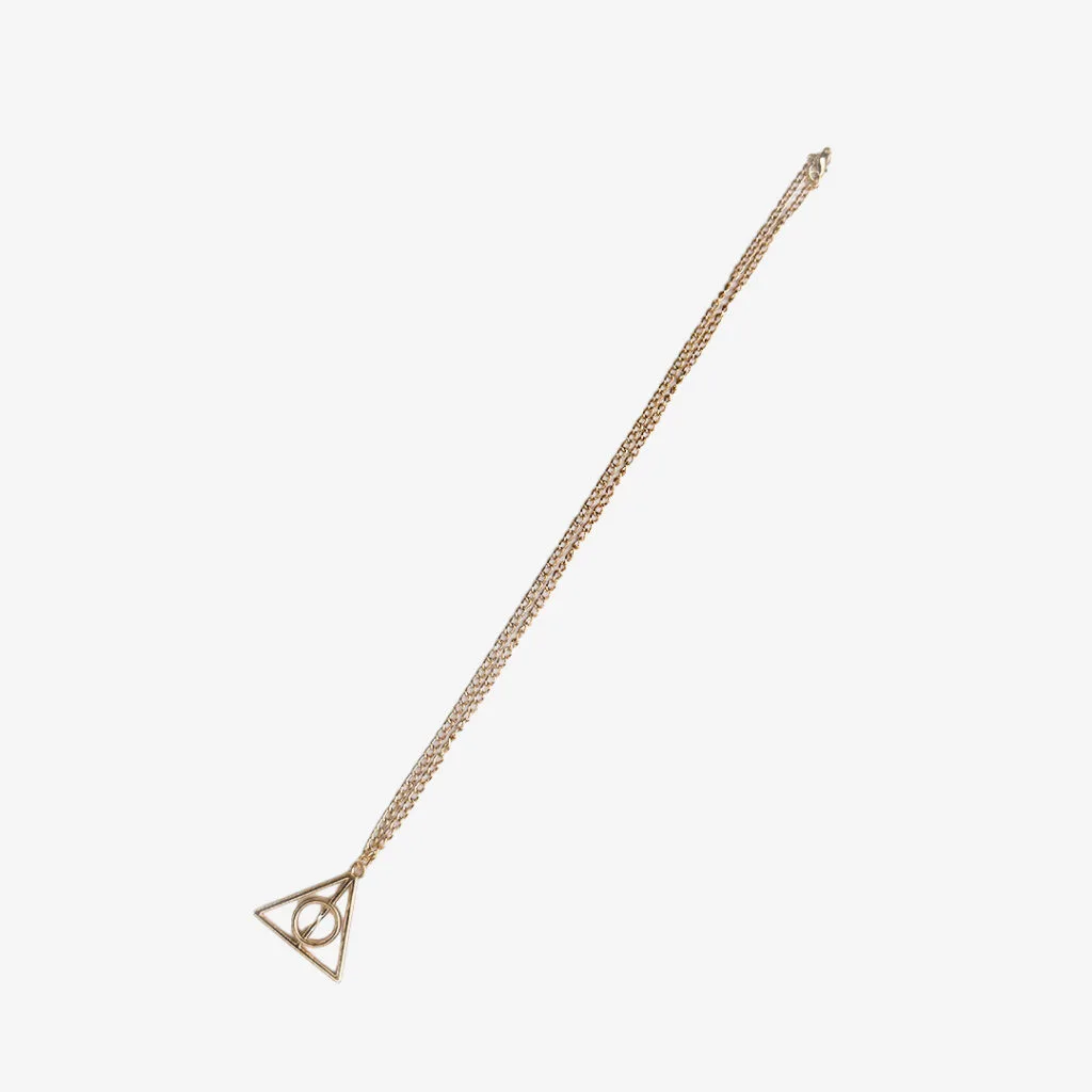 Deathly Hallows Necklace – Golden
