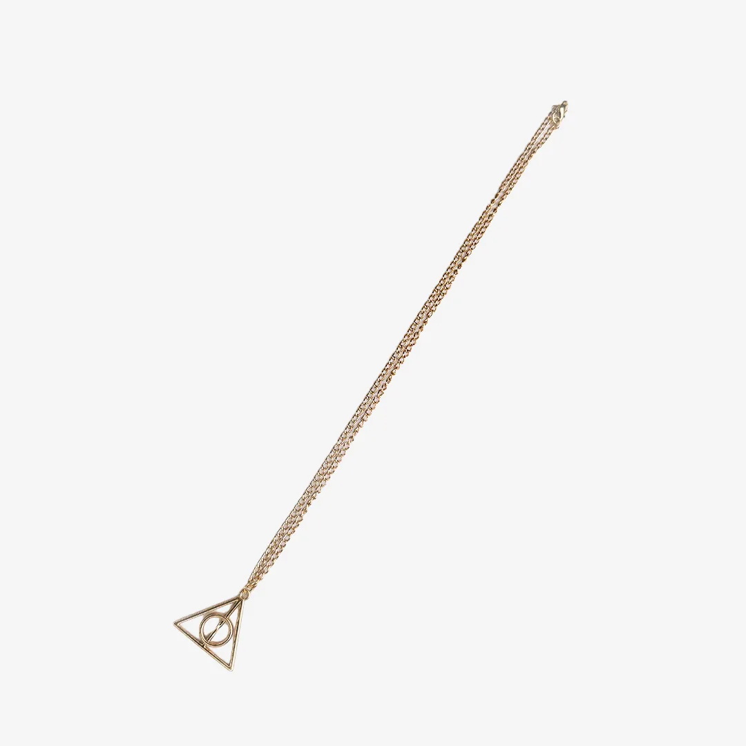 Deathly Hallows Necklace – Golden