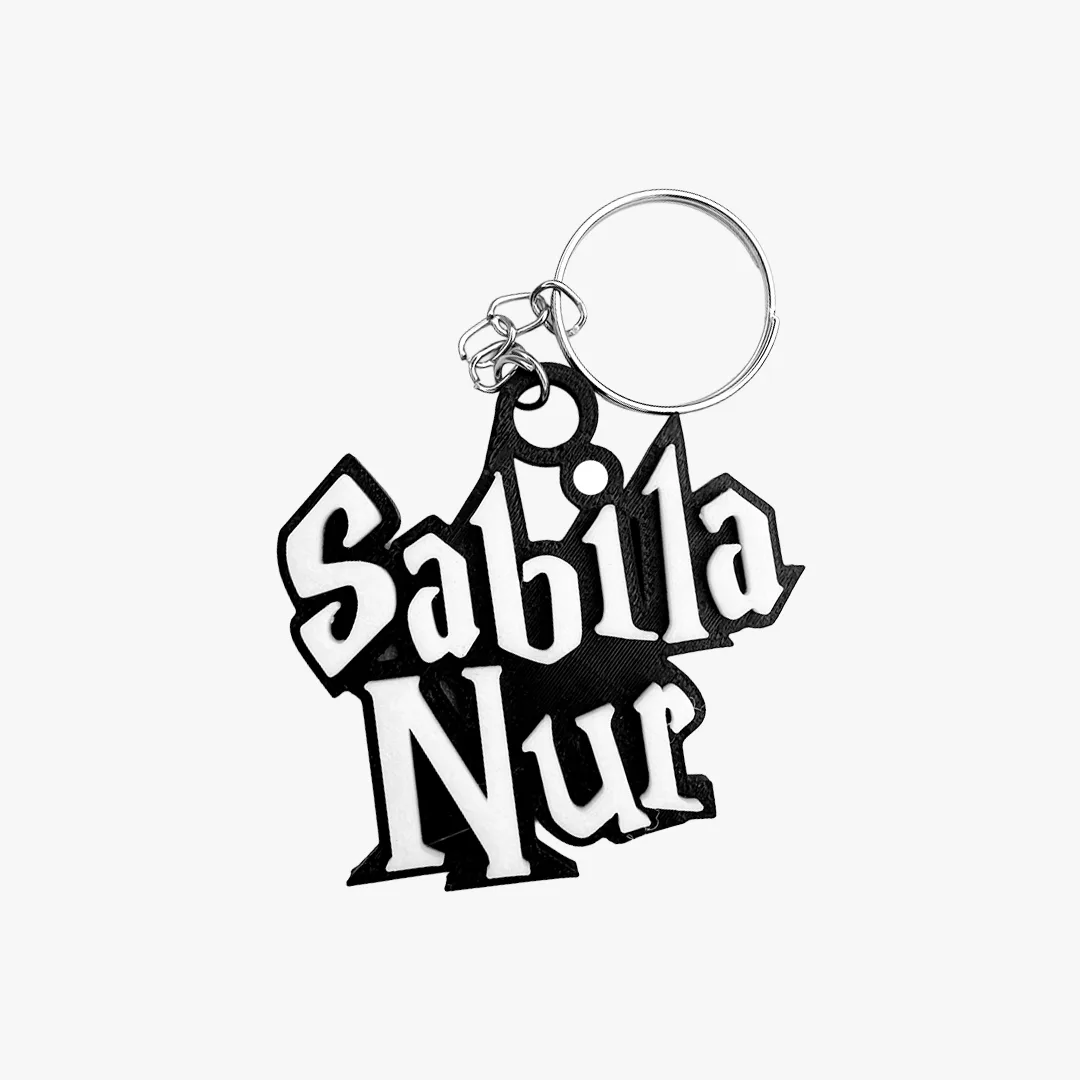 Customized Keyring – Double Word