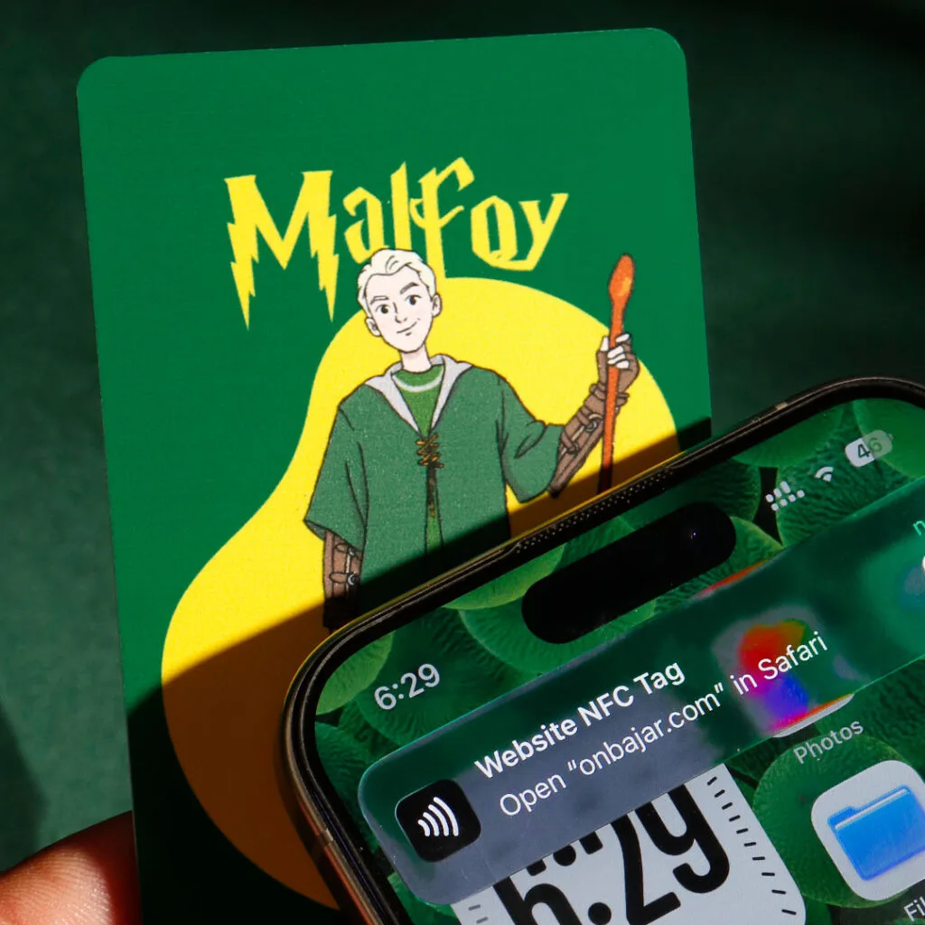Personalized Harry Potter Bag Tag with NFC