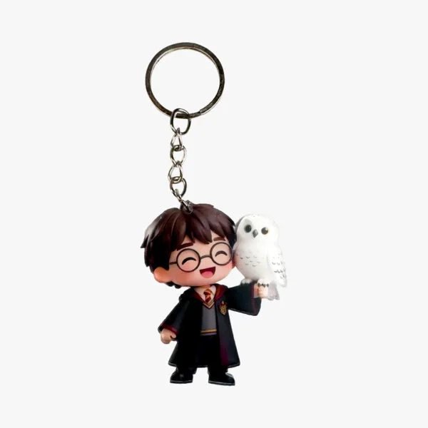 Smiling Harry Potter with Owl