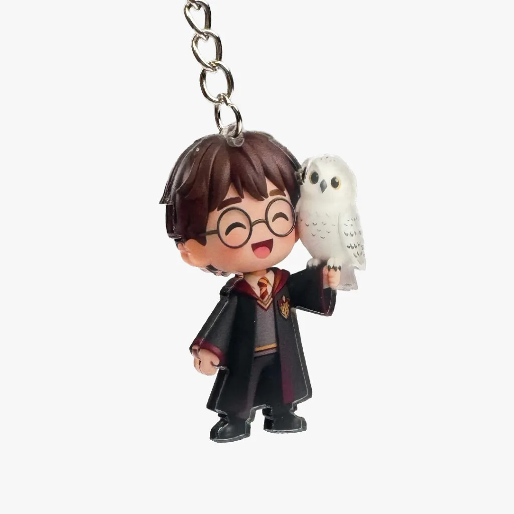 Smiling Harry Potter with Owl