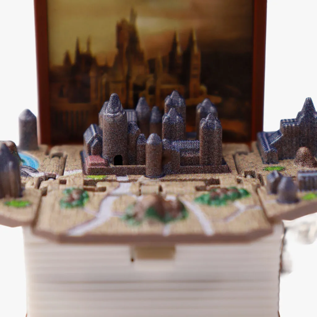 3D Happy Castle Keyring