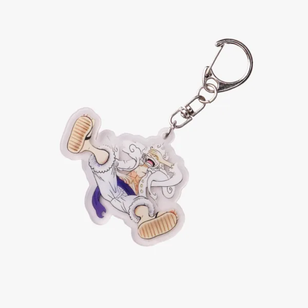 Luffy Gear 5 Laughing Pose Acrylic Keyring