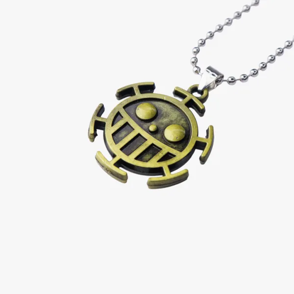 One Piece Bronze Heart Pirates Necklace