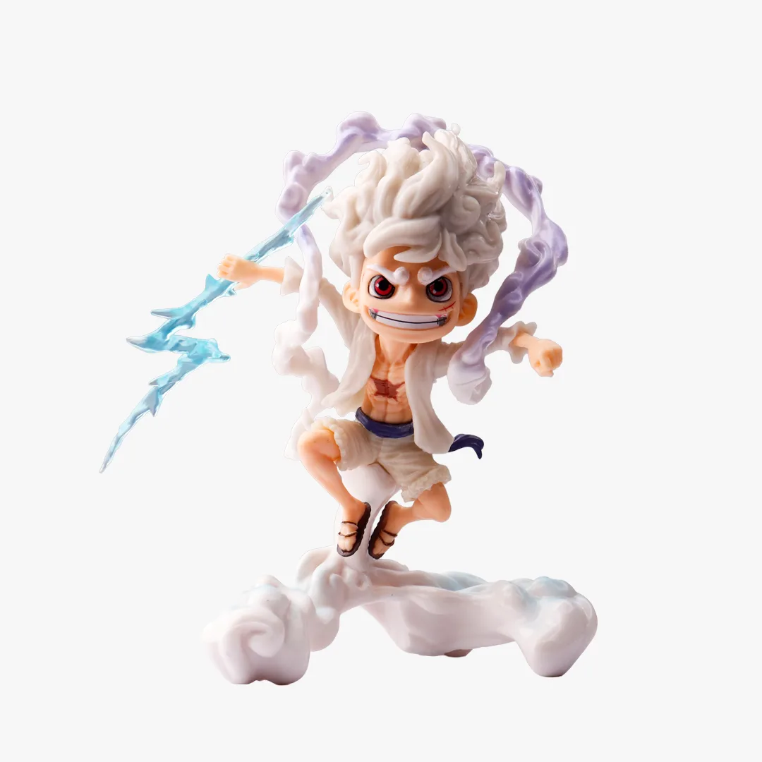 Luffy Gear 5 Lightning Chibi Figurine