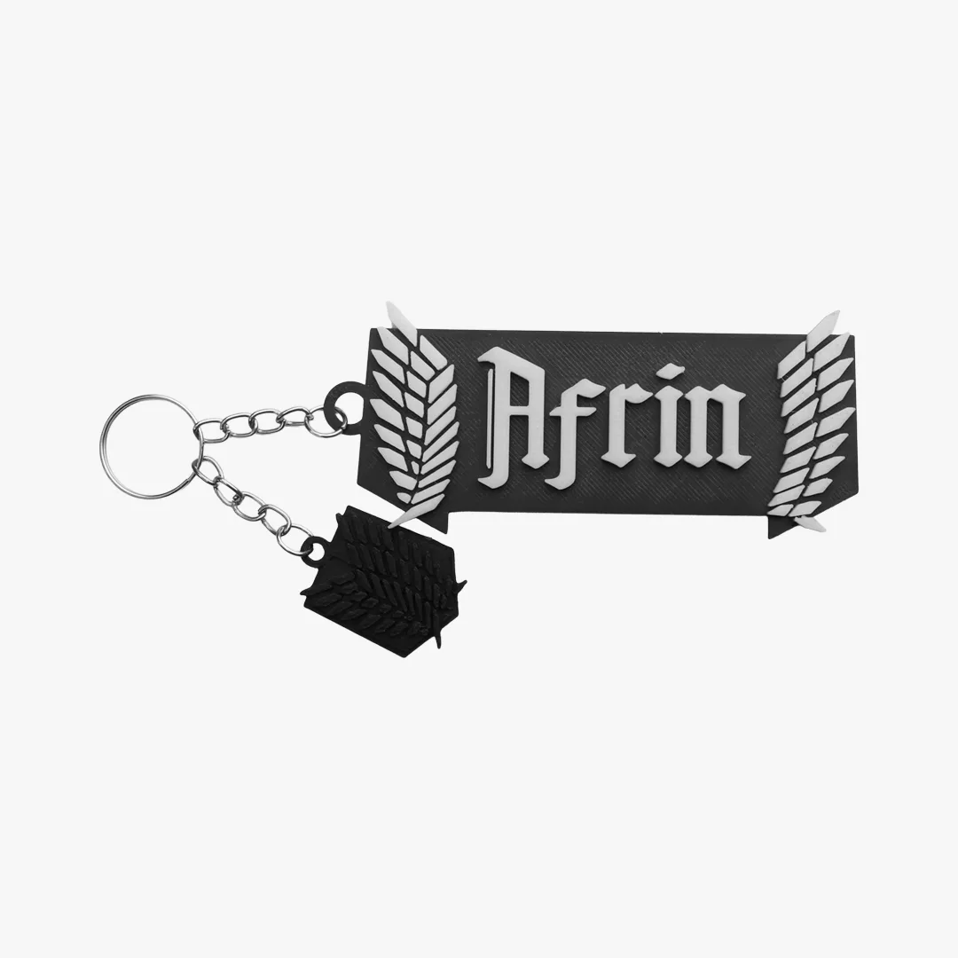 Personalized Attack-on-Titan Keyring
