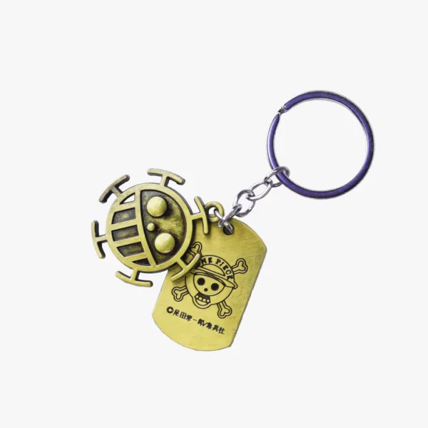 Jolly Roger & Dog Tag Keychain