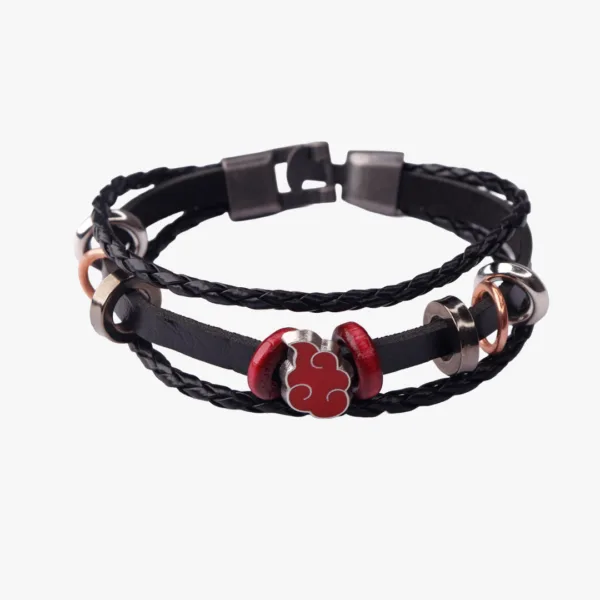 Naruto Multi-Strand Leather Bead Bracelet