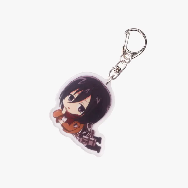 Mikasa Ackerman Chibi Acrylic Keyring