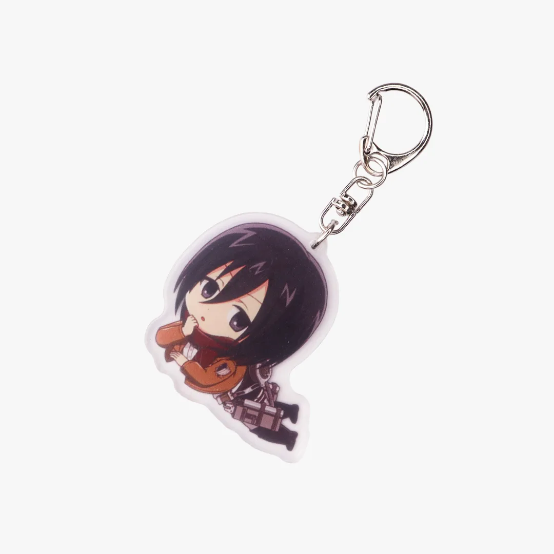 Mikasa Ackerman Chibi Acrylic Keyring