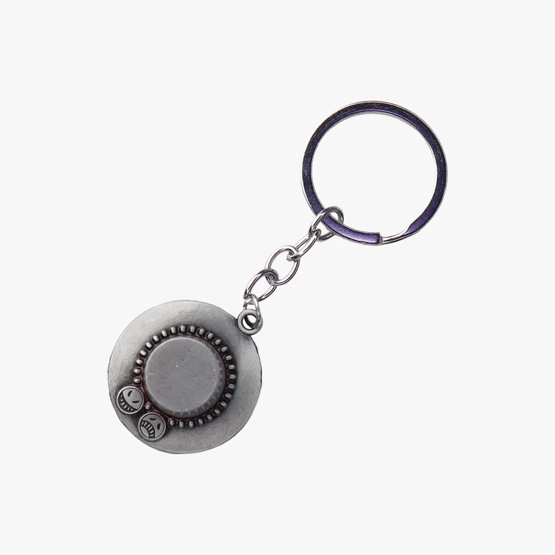 Fire Fist Ace Hat Keychain