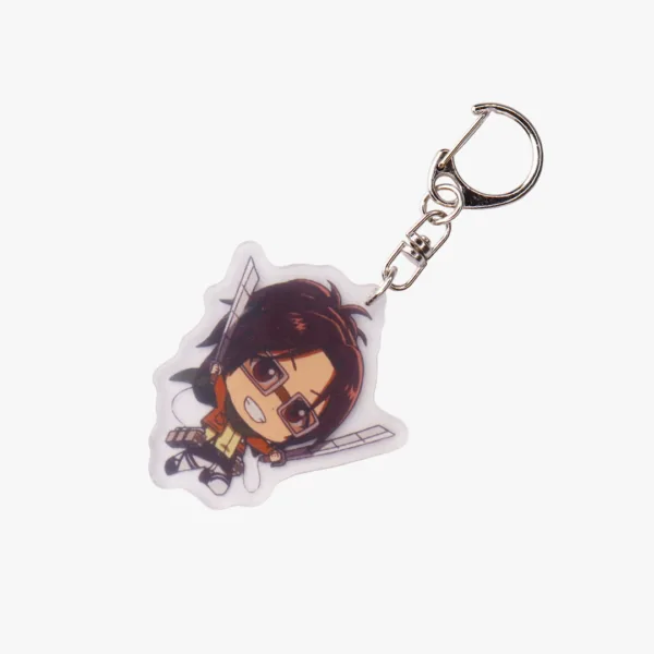 Hange Zoe Chibi Acrylic Keychain Detail