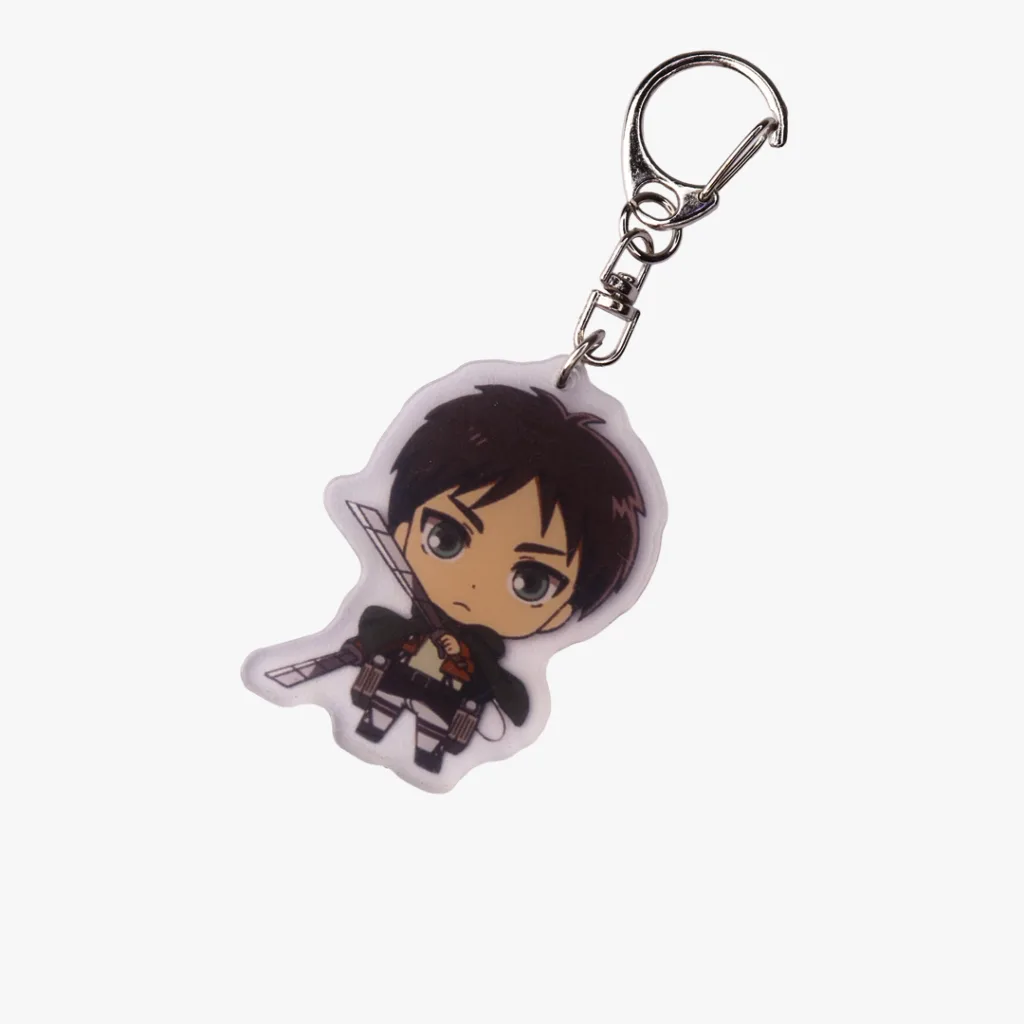 Eren Yeager Dual Blades Chibi Acrylic Keyring