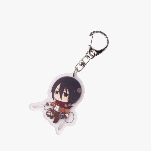 Mikasa Ackerman Scarf & Blades Chibi Acrylic Keyring