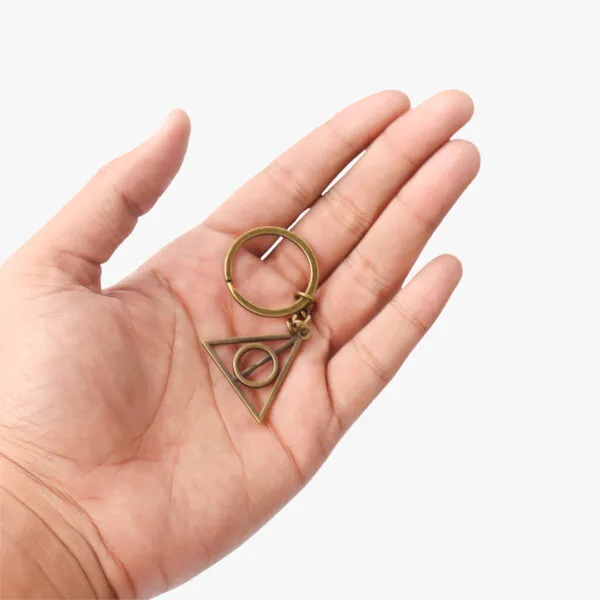 Deathly Hallow Metal Keyring