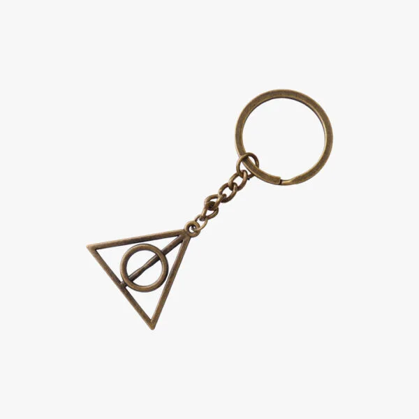 Deathly Hallow Metal Keyring