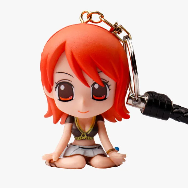 Nami Sitting Figurine Keychain