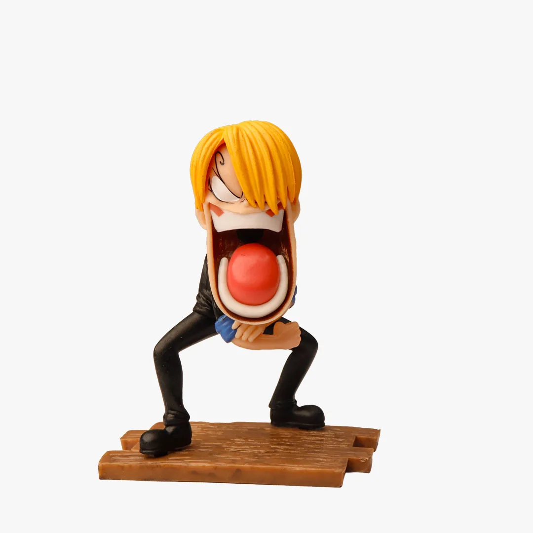 Sanji Funny Wide-Open Mouth Figurine