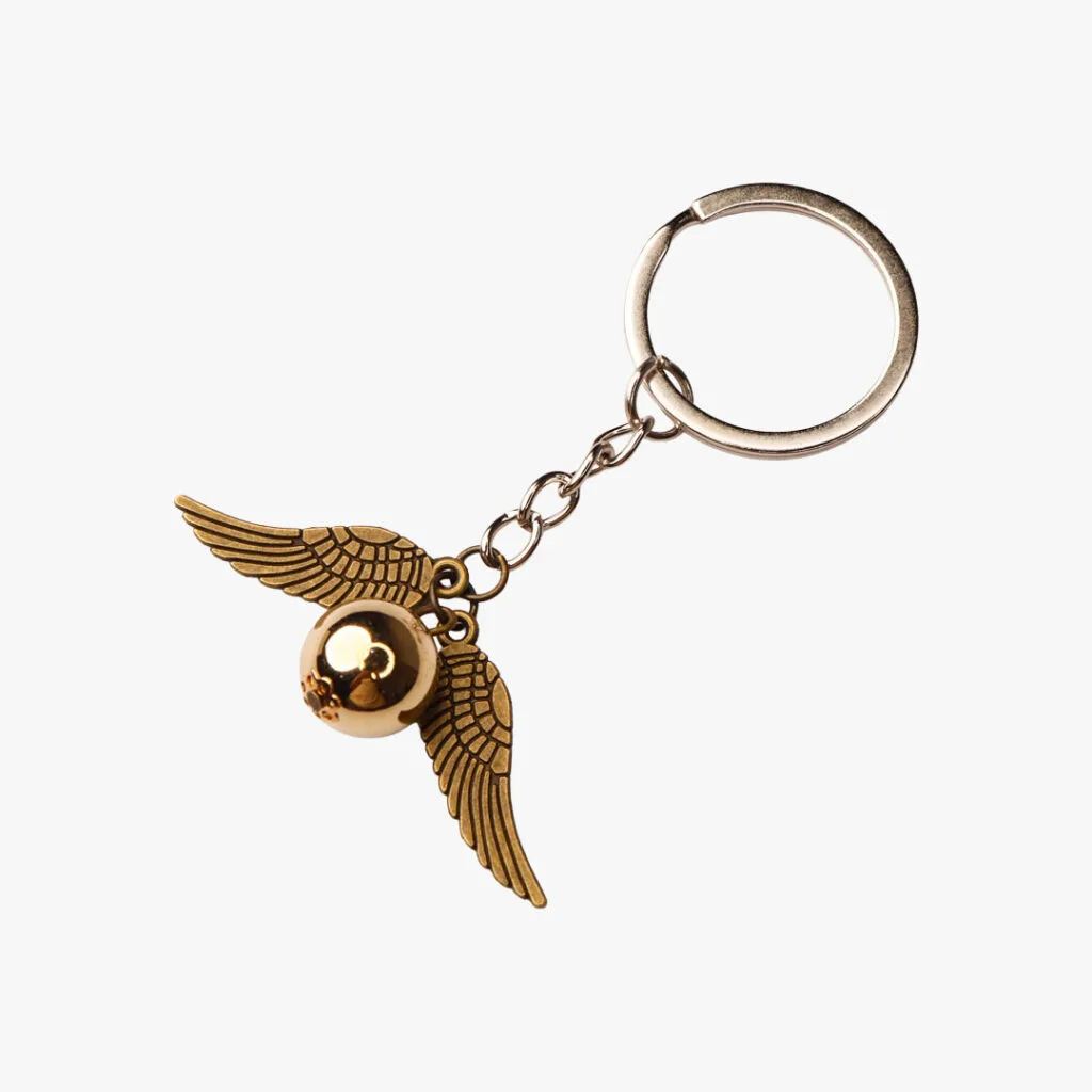 Golden Snitch Metal Keyring