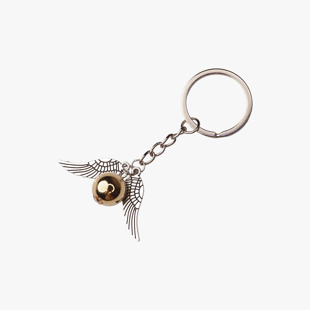 Silver Snitch Metal Keyring