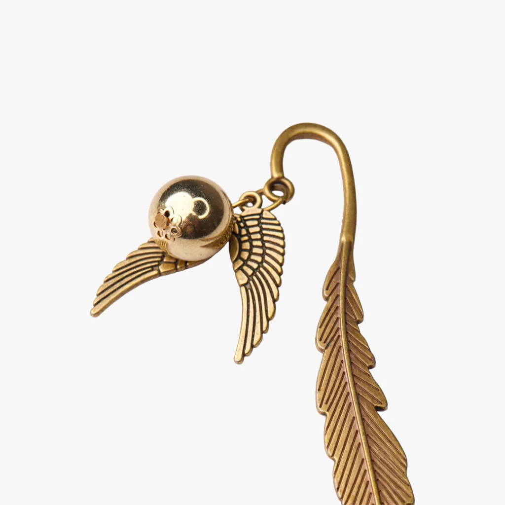 Golden Snitch Metal Bookmark