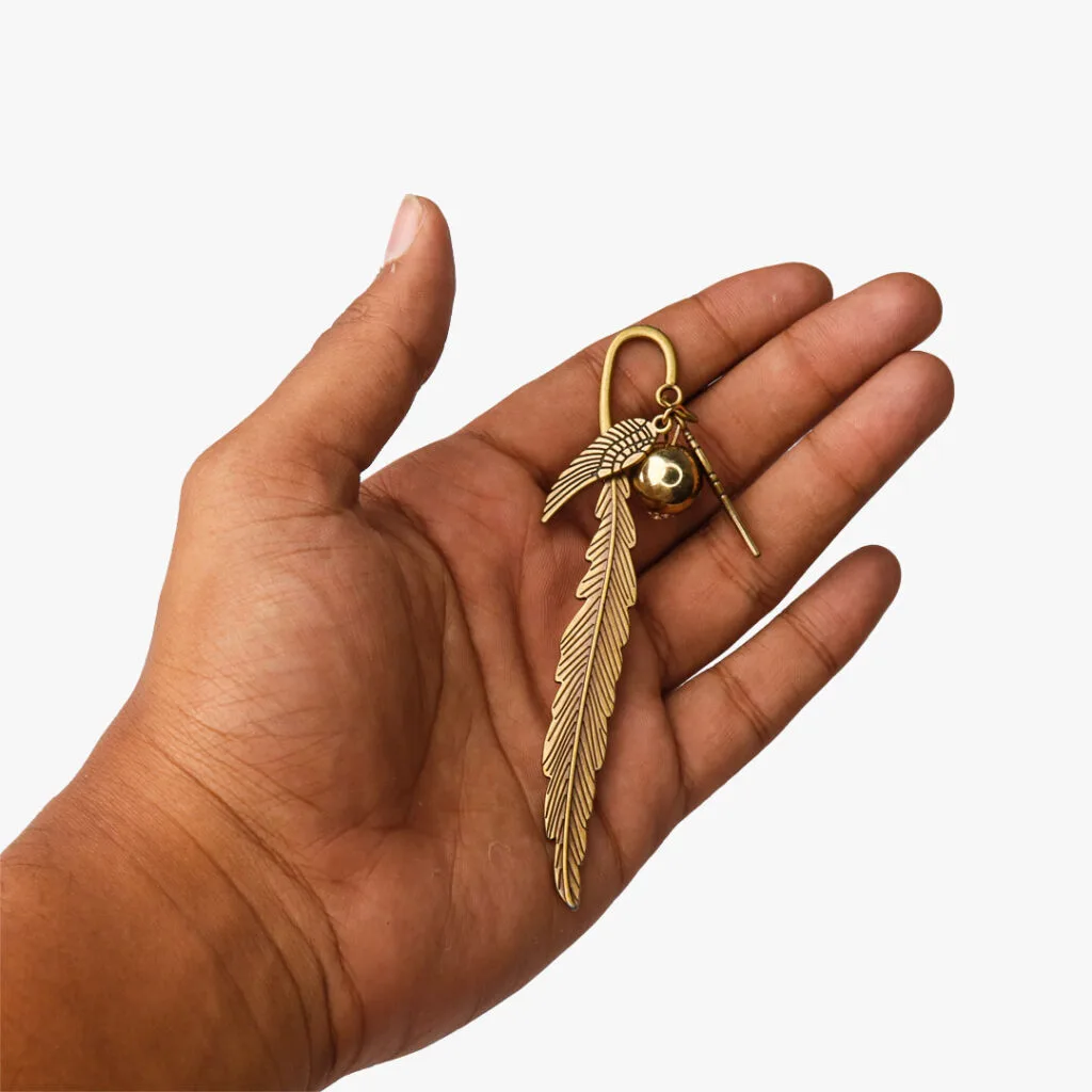 Golden Snitch Metal Bookmark