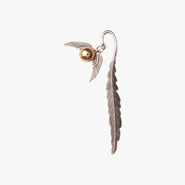Silver Snitch Metal Bookmark