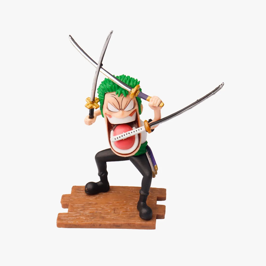 Roronoa Zoro Funny Wide-Open Mouth Figurine