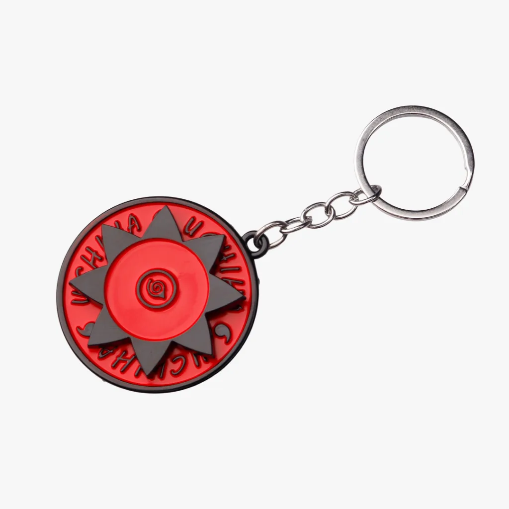 Naruto Sasuke Eternal Mangekyou Sharingan Metal Keychain