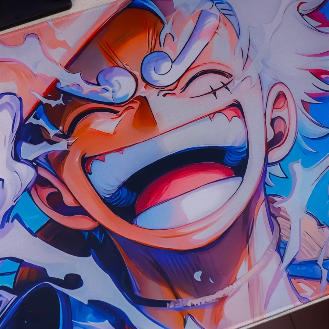 Luffy Gear 5 Joyboy Anime Desk Mat