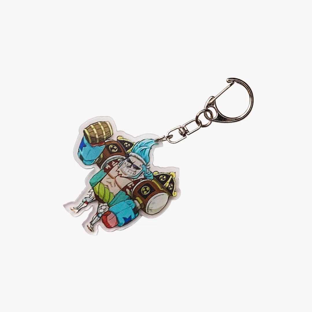 Franky Acrylic Drink Keychain