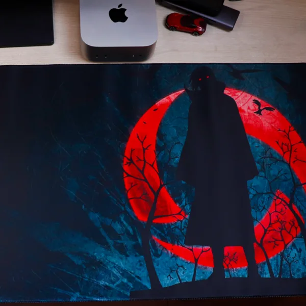 Itachi Uchiha Crimson Moon Anime Desk Mat