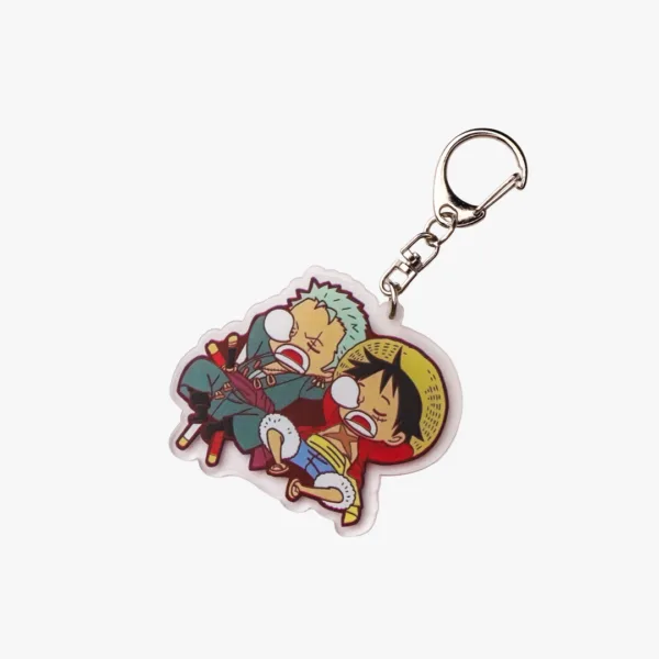 Sleeping Luffy & Zoro Acrylic Keychain